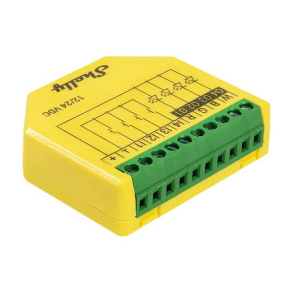 Krmilnik LED trakov Shelly Plus RGBW PM WiFi/Bluetooth