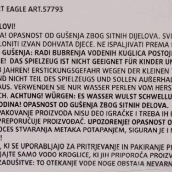 Pištola na vodne kroglice Desert eagle