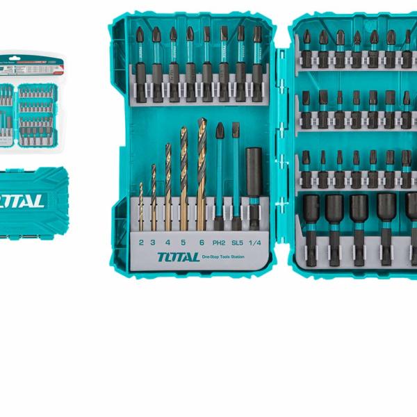 45-delni set udarnih izvijačev in svedrov/ INDUSTRIAL (TACSDL24502)