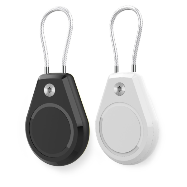 Vodoodporno ohišje za Apple AirTag z jeklenim kablom – 2 kosa