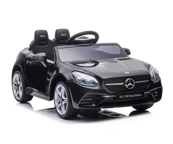 Milly Mally Mercedes-Benz SLC črno vozilo na baterijski pogon