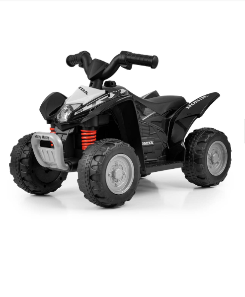 Električni otroški štirikolesnik Honda ATV Black - črna barva
