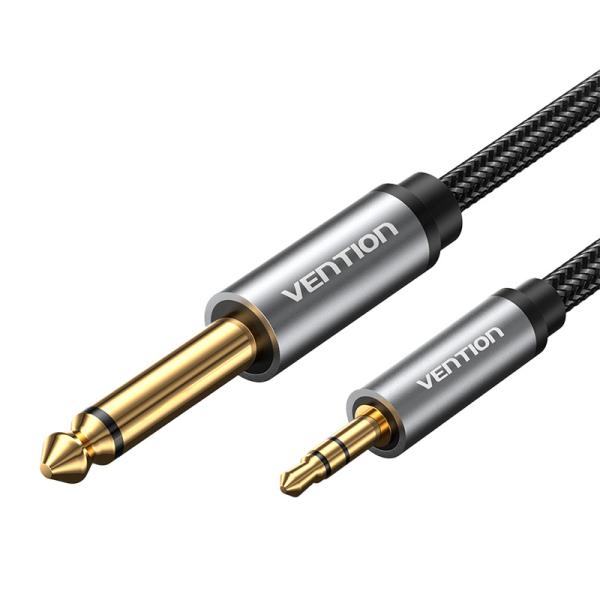 audio kabel mini jack 3.5 mm (moški) na jack 6.35 mm (moški) – Vention BCYHH 2 m