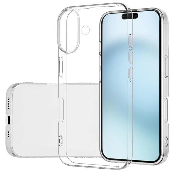 Ovitek Back Case Ultra Slim 0,3 mm za iPhone 16 Plus – transparenten