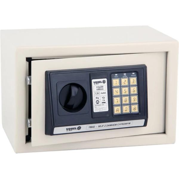 Sejf z digitalnim zaklepanjem 31 × 20 × 20 cm