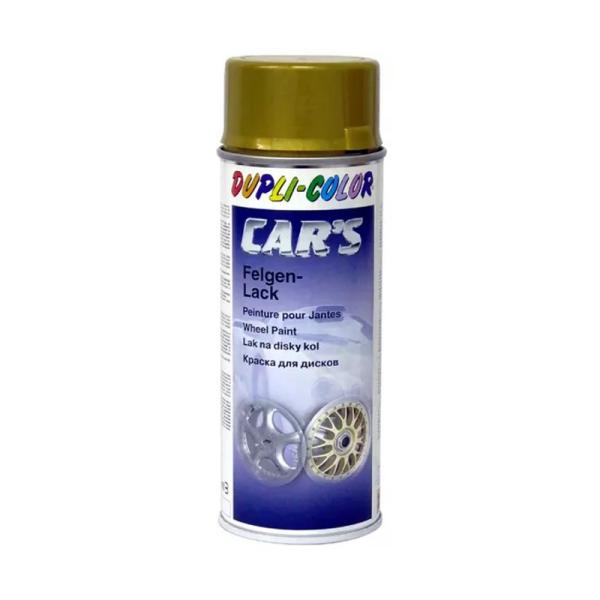 Barvni sprej dupli color - sprej za platišča zlati, 400ml