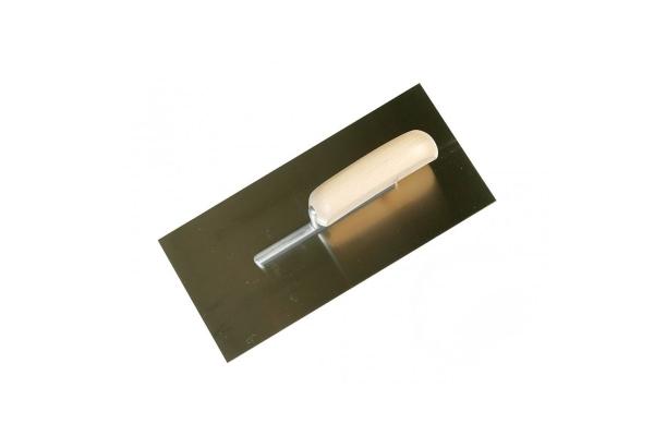 Gladilka inox 280x130 mm (lesen ročaj) – ravna