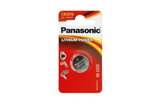 Baterija CR 2016 3V Lithium Panasonic 1 kos