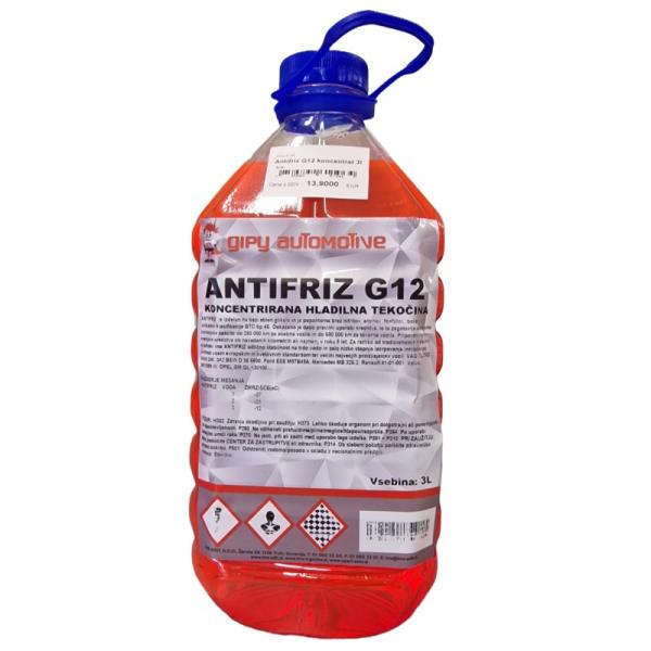 Hladilna tekočina - Antifriz G12 3L