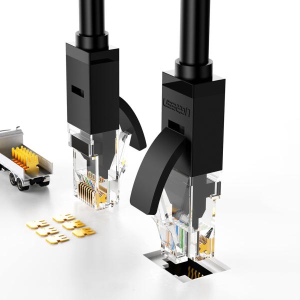 Omrežni kabel patchcord LAN U/UTP Cat. 6 1000 Mb/s, 15 m, črn