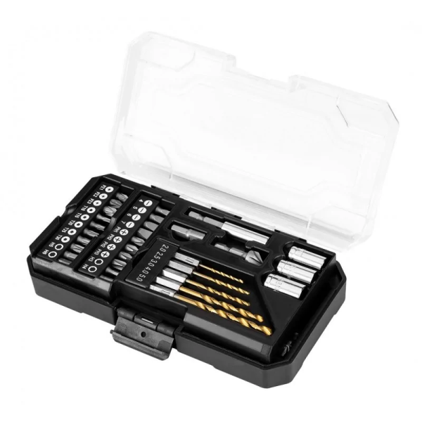 50-delni set svedrov in bitov GRAPHITE
