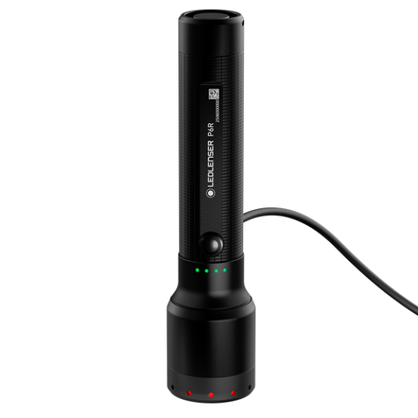 Ročna svetilka Ledlenser P6R, 2025, Črna