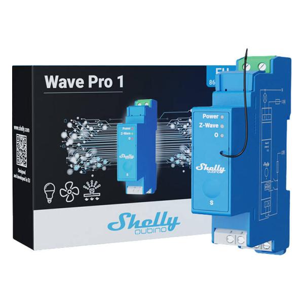 1-kanalni rele za DIN profil Shelly Qubino Pro 1 Z-Wave