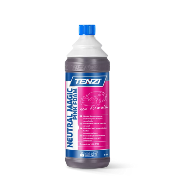 TENZI Neutral Magic Foam Pink – pH-nevtralna aktivna pena za vozila – 1L