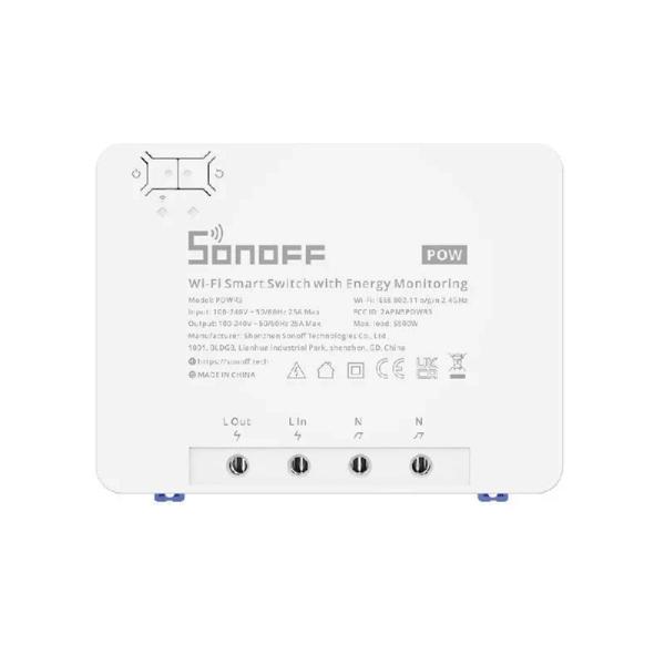 Sonoff POWR3 pametni WiFi stikalo s funkcijo merjenja toka