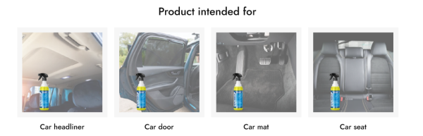 TENZI Textil Wash GT – Čistilo za tekstilne površine in oblazinjenje – Pripravljeno za uporabo – 0,6L