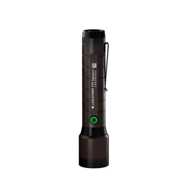 Polnilna ročna svetilka Ledlenser P7R Signature, Črna