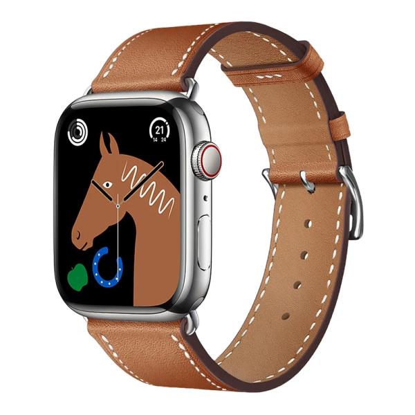 Pašček Forcell F-Design FA20 za Apple Watch 38 / 40 / 41 mm – rjav