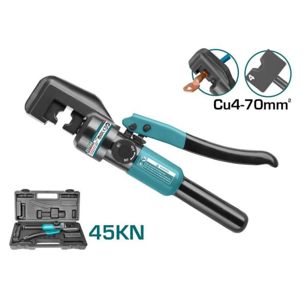 Hidravlične krimp klešče za stiskanje Cu4-70mm /45KN (THCT070)