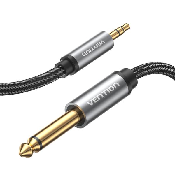audio kabel mini jack 3.5 mm (moški) na jack 6.35 mm (moški) – Vention BCYHH 2 m