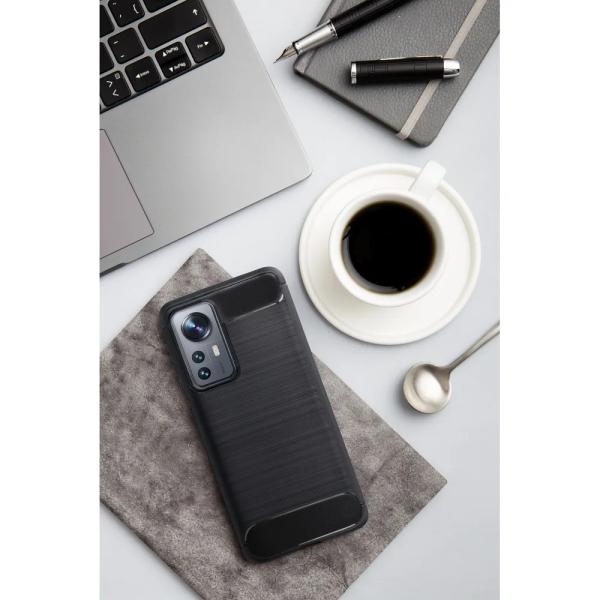 Carbon ovitek za Honor 90 5G – črn