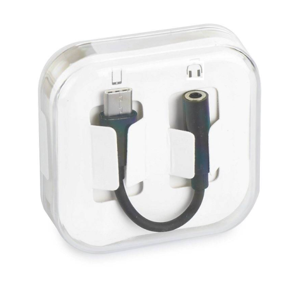 Adapter HF/audio USB-C → 3,5 mm jack – črn