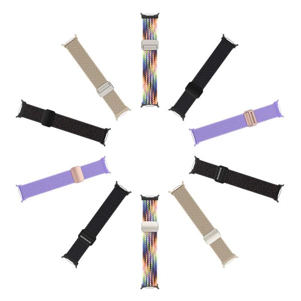 Pleten pašček DUX DUCIS MIXTURE PRO za Samsung Galaxy Watch 47 mm – črn