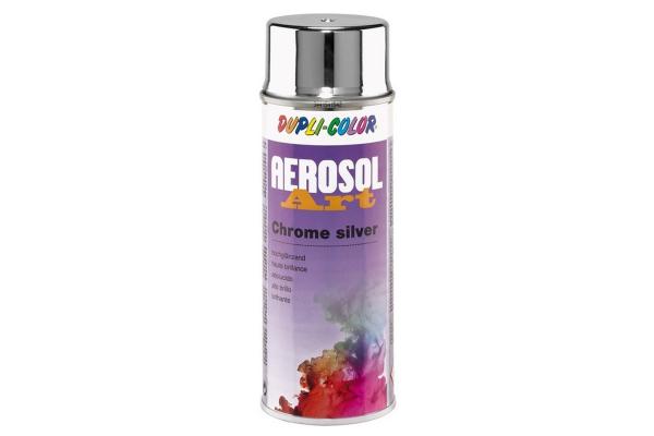 Barvni sprej Duplicolor Aerosol art Chrome silver 400ml