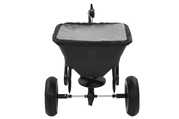 Vlečni posipalec / sejalec PVC in jeklo 125x74x79 cm 45 L