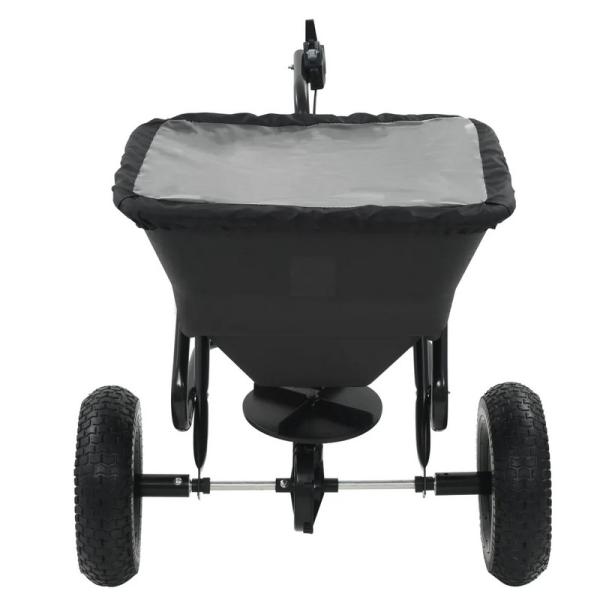 Vlečni posipalec / sejalec PVC in jeklo 125x74x79 cm 45 L