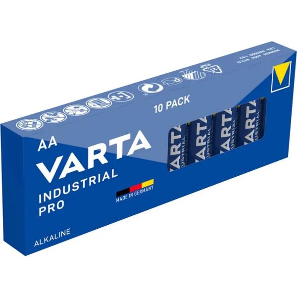 VARTA R6 (AA) Industrial Pro alkalna baterija, 10 kosov