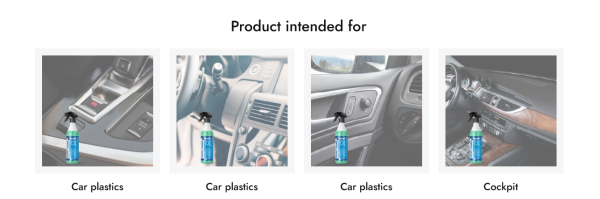 TENZI COCKPIT CLEANER GT – Čistilo za armaturo, plastiko in lesene površine – Pripravljeno za uporabo – 0,6L