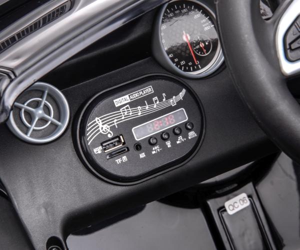 Milly Mally Mercedes-Benz SLC črno vozilo na baterijski pogon