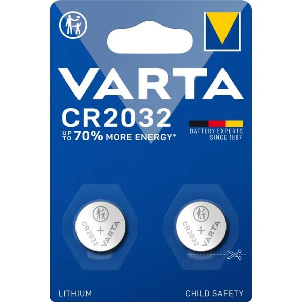 VARTA CR2032 litijeva baterija (BIOS) 3V, 2 kosa