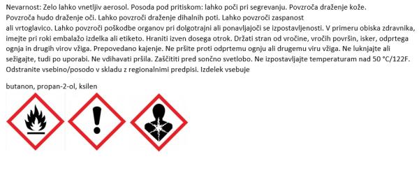 Čistilo za vplinjače Valvoline 500ml