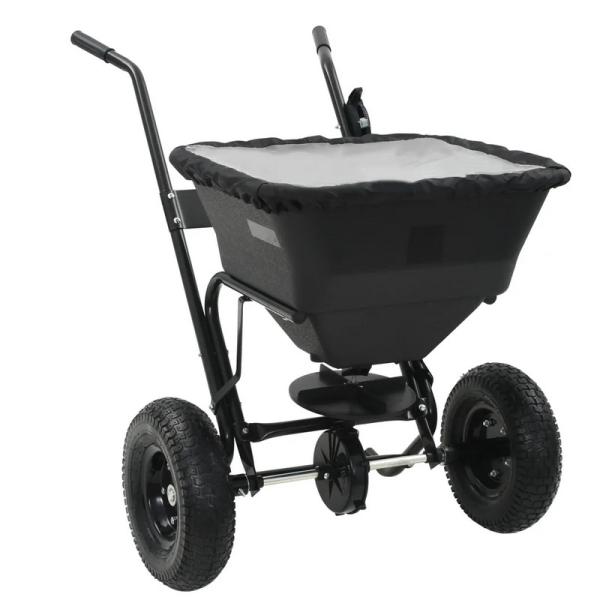 Ročni posipalec / sejalec PVC in jeklo 106x73x76 cm 45 L