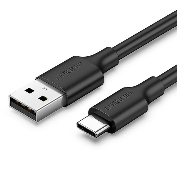 Kabel / adapter USB –A- USB-C Quick Charge 3.0 3A 0,25 m, črn