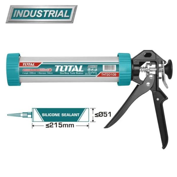 Pištola za silikon ALU 230mm / INDUSTRIAL (THT20109)