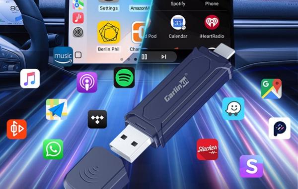 Carlinkit MINI PRO brezžični adapter za Carplay/Android Auto