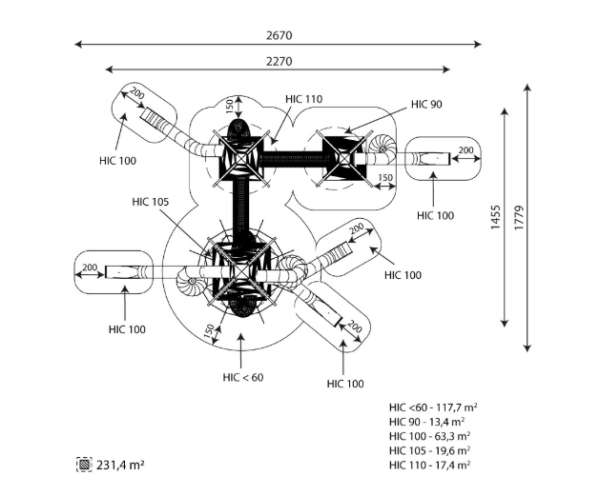 Igralni kompleks Vinci Play MAXX 2613