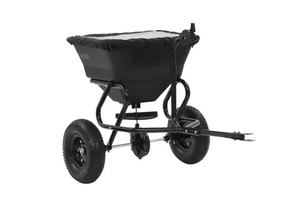 Vlečni posipalec / sejalec PVC in jeklo 125x74x79 cm 45 L