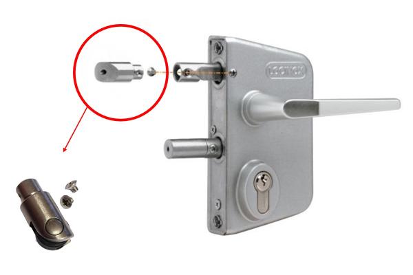 Kolešček za ključavnico ROLL TOP