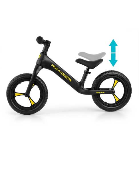 Poganjalček Ranger Black za otroke - črna barva