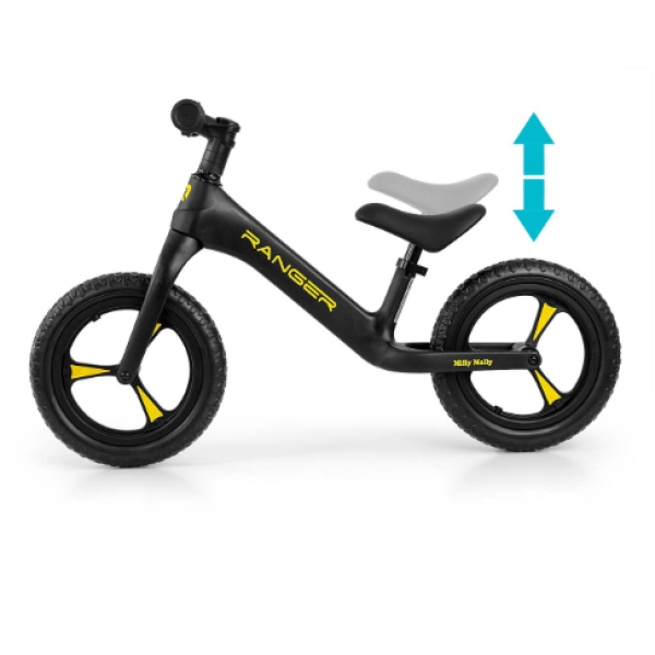 Poganjalček Ranger Black za otroke - črna barva
