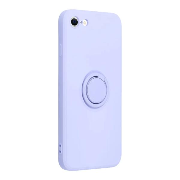 Ovitek silicone Ring za iPhone 7 / 8 / SE 2020 / SE 2022 – vijolična